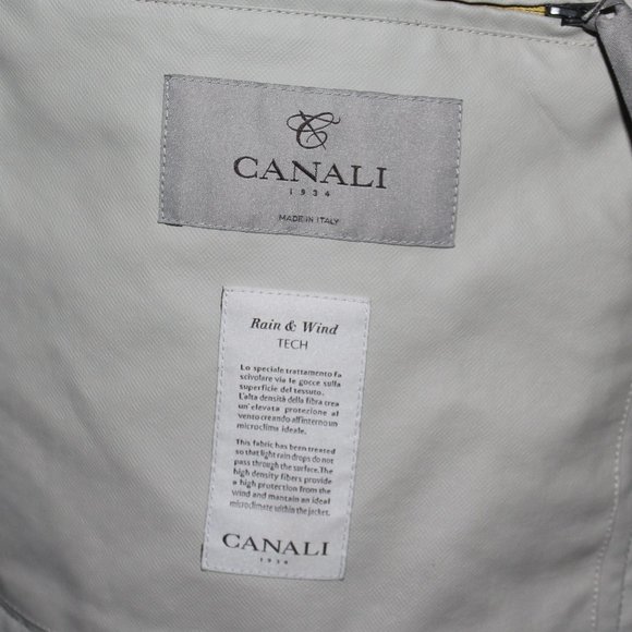 Canali 1934 Blue Coat / Windbreaker 56 IT ~46US - Picture 6 of 9